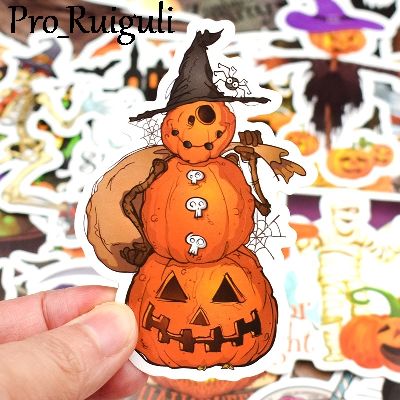 50 шт. и надписью &quotHappy Halloween&quot наклейки для скрапбукинга &quotсделай сам&quot