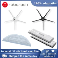suitable for roborock s7 s75 cleaning mop vacuum cleaner machine side brush mop filter 100 compatible parts accessory kit