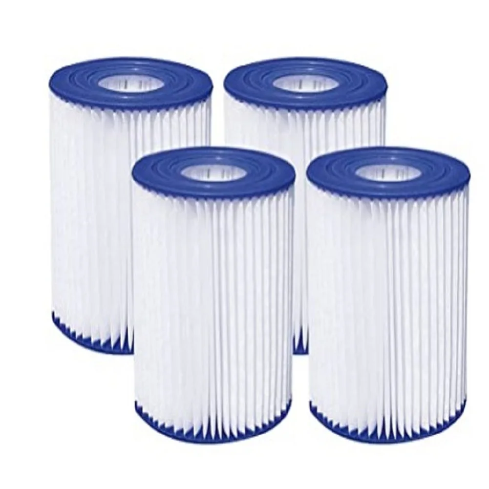 

4pcs Pool Filter Cartridge Cleaner Replacement Clear Pool and Spa Filter Pool Accessories