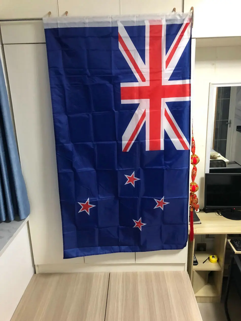 Бесплатная доставка флаг Новой Зеландии ZXZ баннер 90x150 см подвесной NZ NZL | Дом и сад