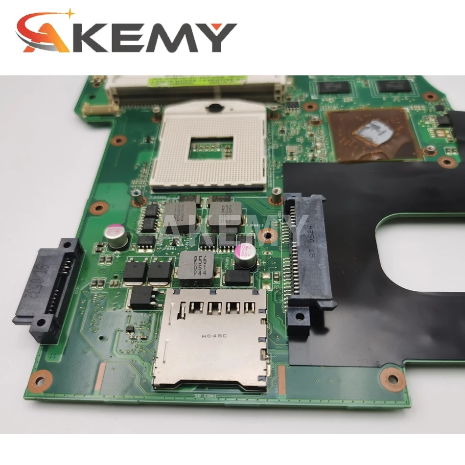 

Akemy K42JR REV 4.0 3.2 Motherboard For ASUS K42JZ K42JE k42JK X42J A42J K42JY Laptop Mainboard HD5470/1GB Support i3 i5 cpu