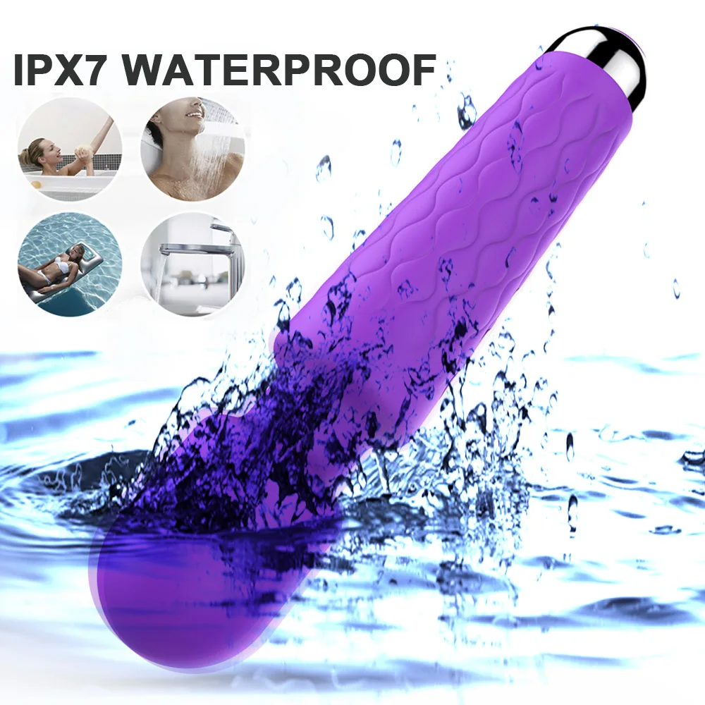 Волшебная палочка Мощность вибратор фаллоимитатор AV G spot Стимулятор клитора Секс