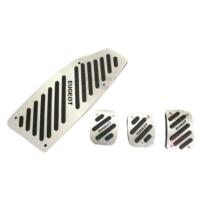 

Автомобильные педали из нержавеющей стали для Peugeot 408 4008 AT MT 2014-2016 из нержавеющей стали и резины