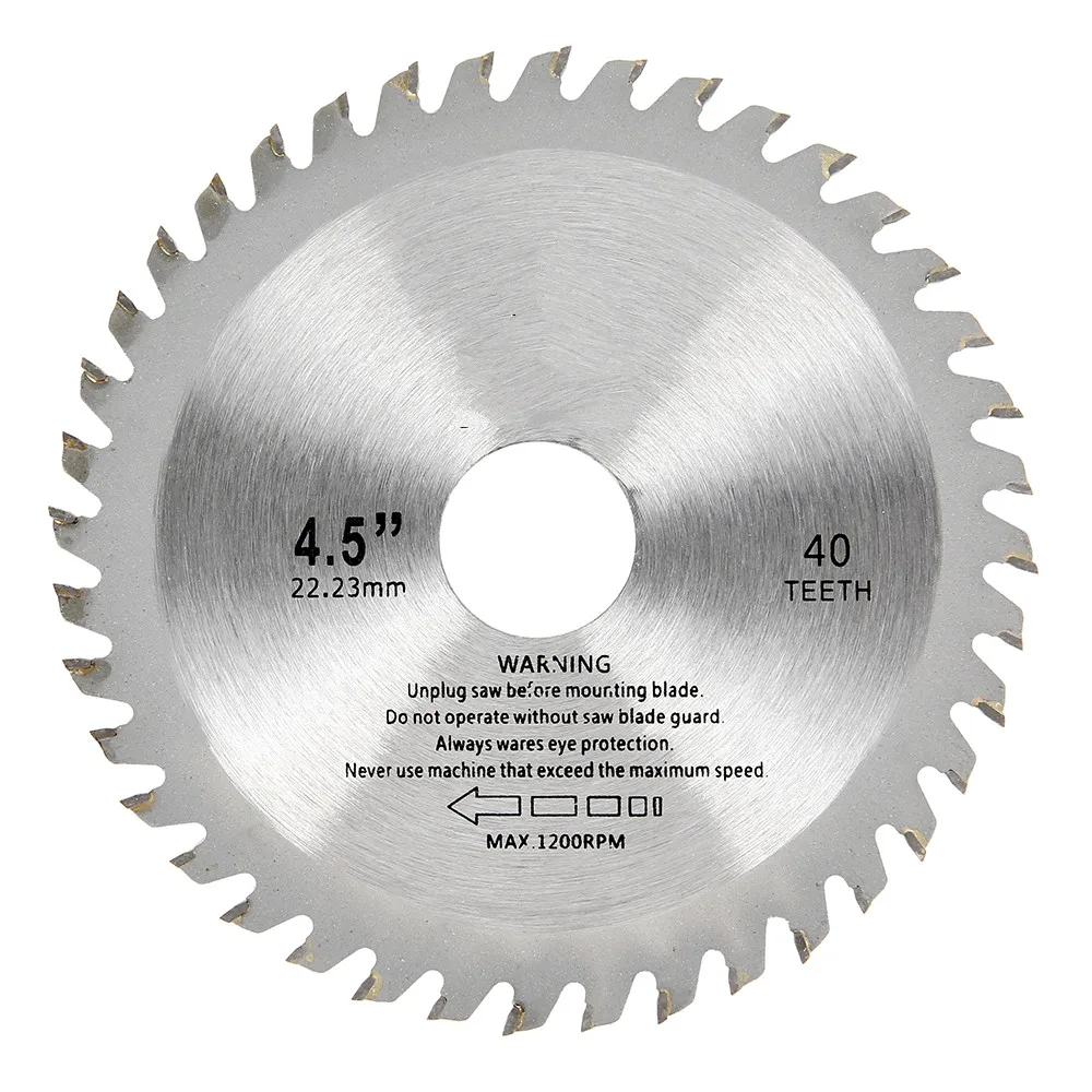 

1pc 115mm 40 Teeth Saw Blades Circular Carbide Wood Cutter Saw Blade For Angle Grinder Saw Disc Cutting Wood Circular Saw Blades