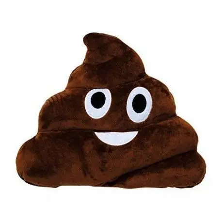 

Poop 29 cm-Cushion emoticon.