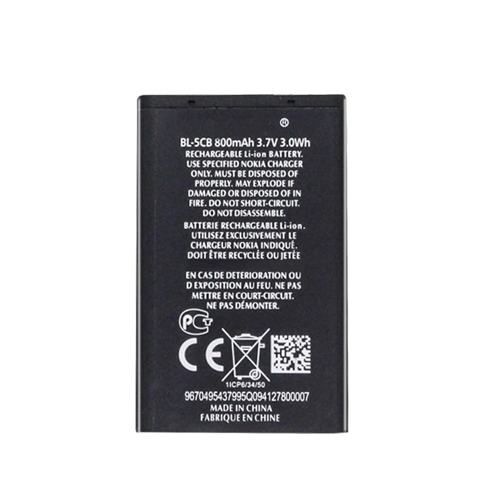 Мобильный телефон аккумулятор для Nokia 800 3108 2135 6086 6108 6230 6820 7610 N72 N91 100 101 103 105 109 111 113 1000