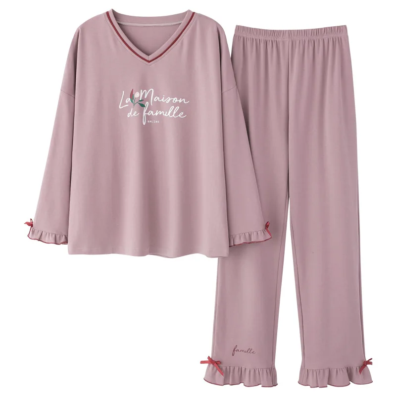 

Создание 101 осенняя и зимняя Дамская пижама с Длинным Рукавом Кружевная домашняя одежда для сна