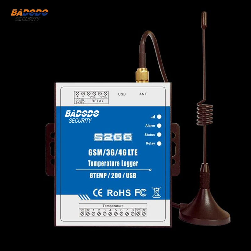 GSM 3G 4G сетевой регистратор данных о температуре SMS Модуль RTU поддерживает 8