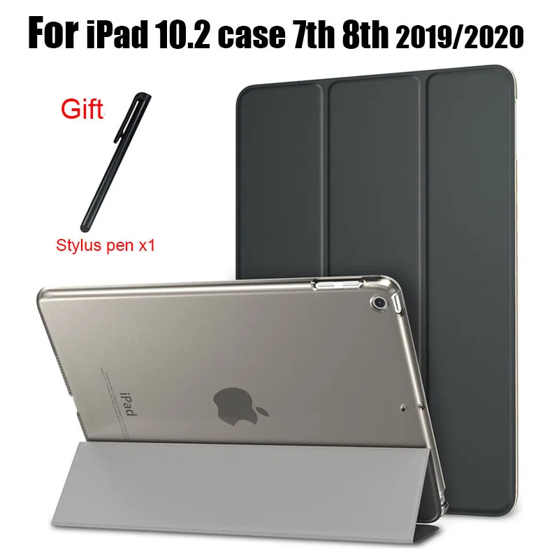 Чехол Funda для iPad 7 го 8 поколения смарт чехол Apple 10 2 2019 A2197 A2198 A2200 магнитный флип с