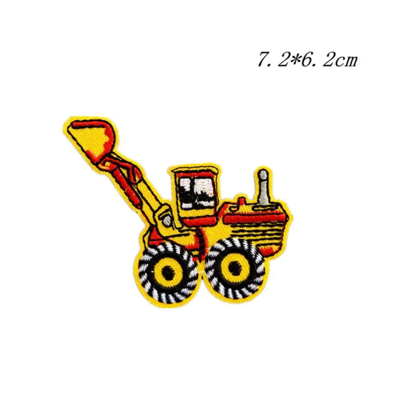 Тканевые нашивки для одежды сделай сам Инженерная техника экскаватор
