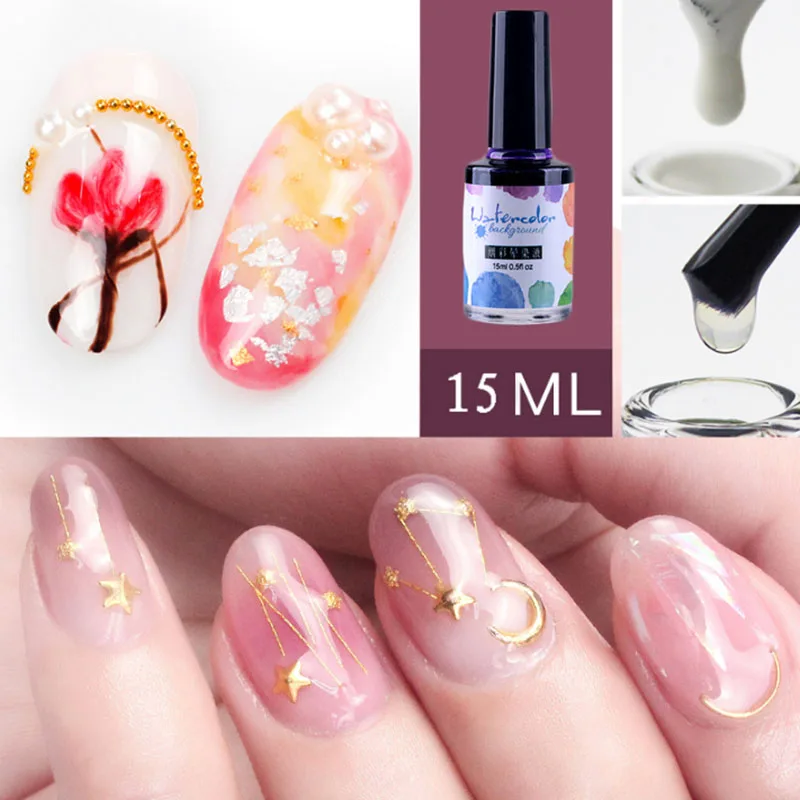 5 мл Быстросохнущие чернила для ногтей smudge жидкие профессиональные цветущие