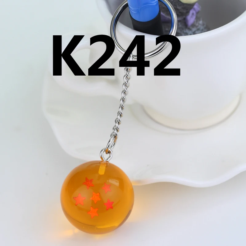 Cassic аниме Dragon Ball Z Сон Гоку Брелок фигурка Красная эмаль металлический подвесной брелок модная Автомобильная цепочка для ключей для фанатов - Цвет: D39