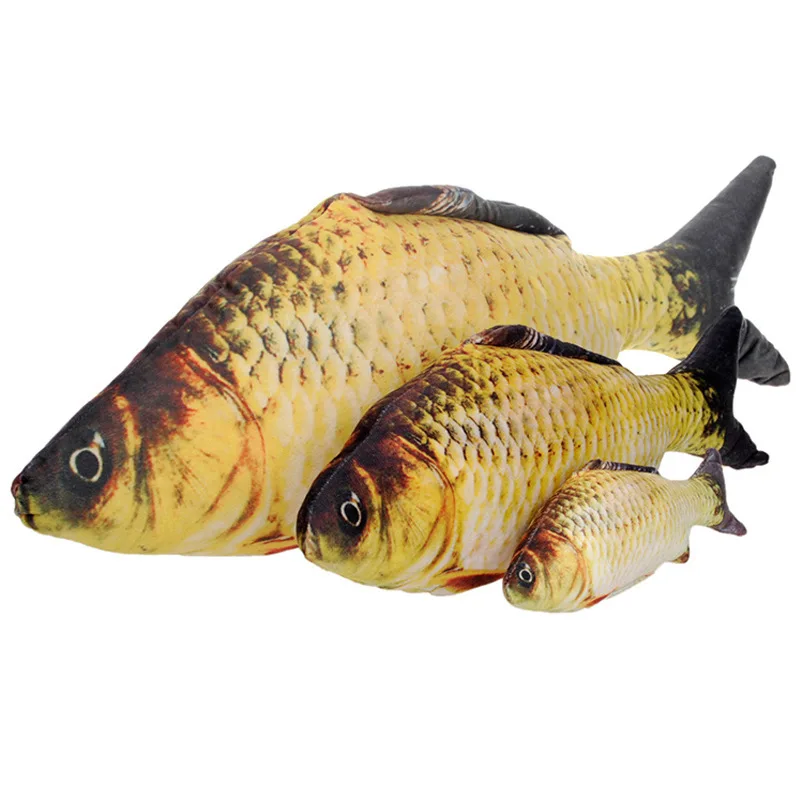 Креативная игрушка для домашних животных в форме рыбы устойчивая к укусам кошка