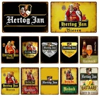 Hertog Jan пиво оловянный знак металлическая табличка, постер, аксессуары для украшения комнаты дома, винтажный Настенный декор на стену