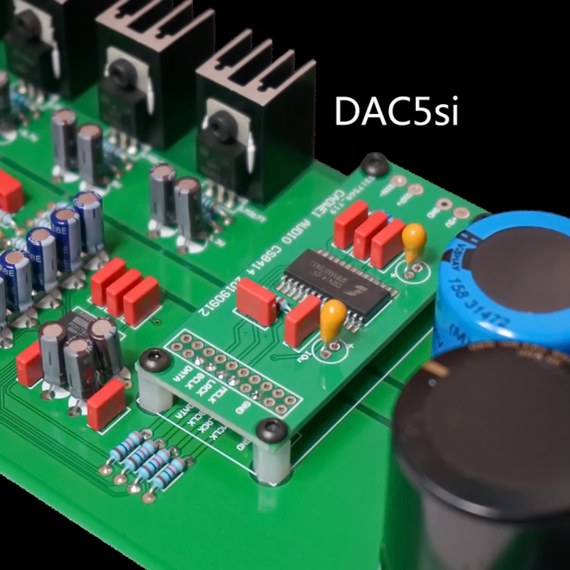 Коаксиальная плата цифрового приемника Lusya CS8414 на выход сигнала I2S 96 кГц для