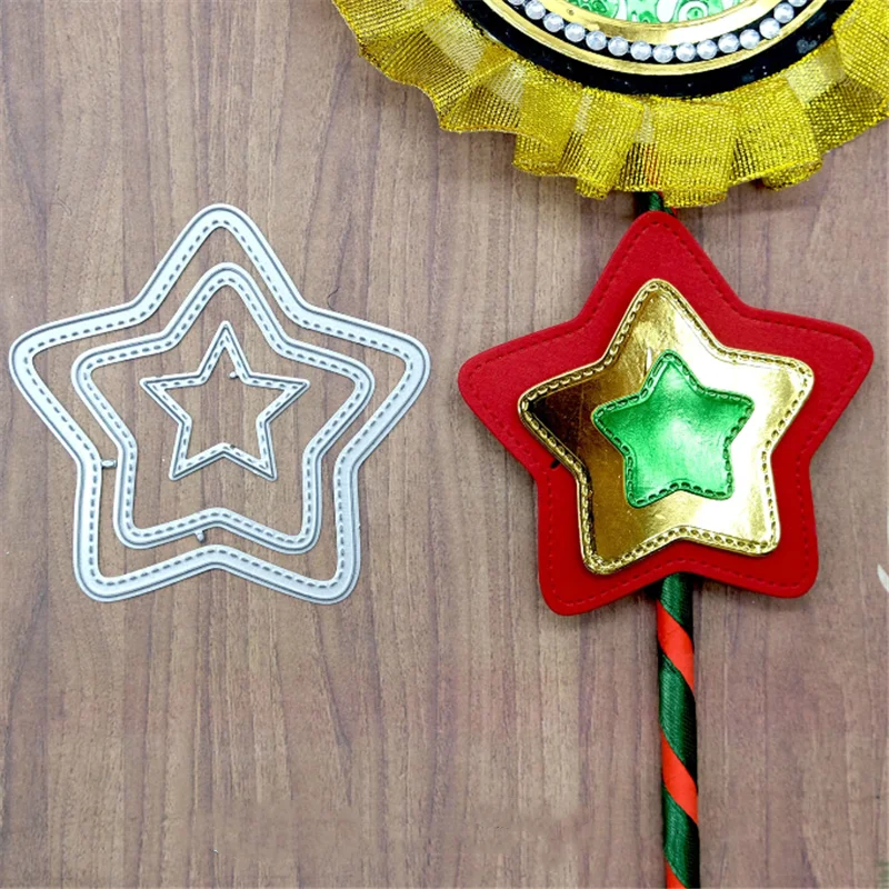 Eastshape звезда слой рамки Плашки для карты делая металлические резки штампы