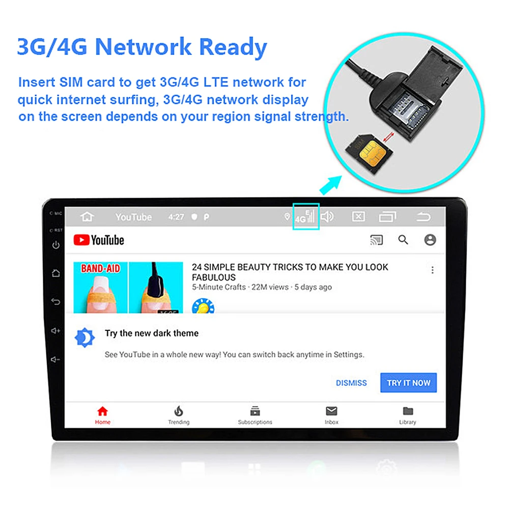 EKIY 9 ''IPS Android 0 Автомобильный мультимедийный плеер авторадио для Toyota Land Cruiser Prado
