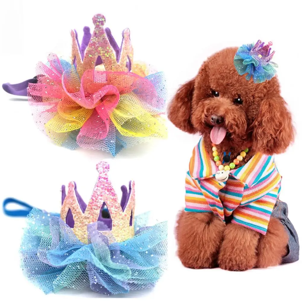 

Pretty Cats Hat Creative Three-dimensional Pet Hat Fashion Dogs Cap Headdress