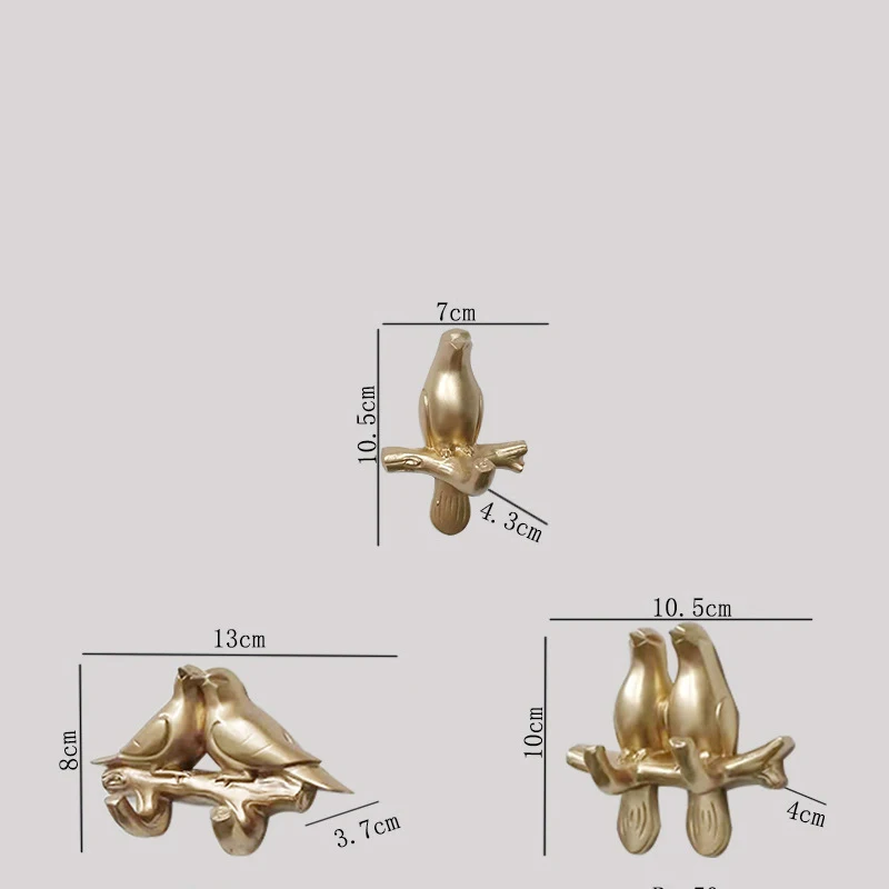 Nordic Bird Hook Animal Hooks American Hanging Holder Hanger Keys Bedroom Door Home Decor Wall Decoration | Дом и сад