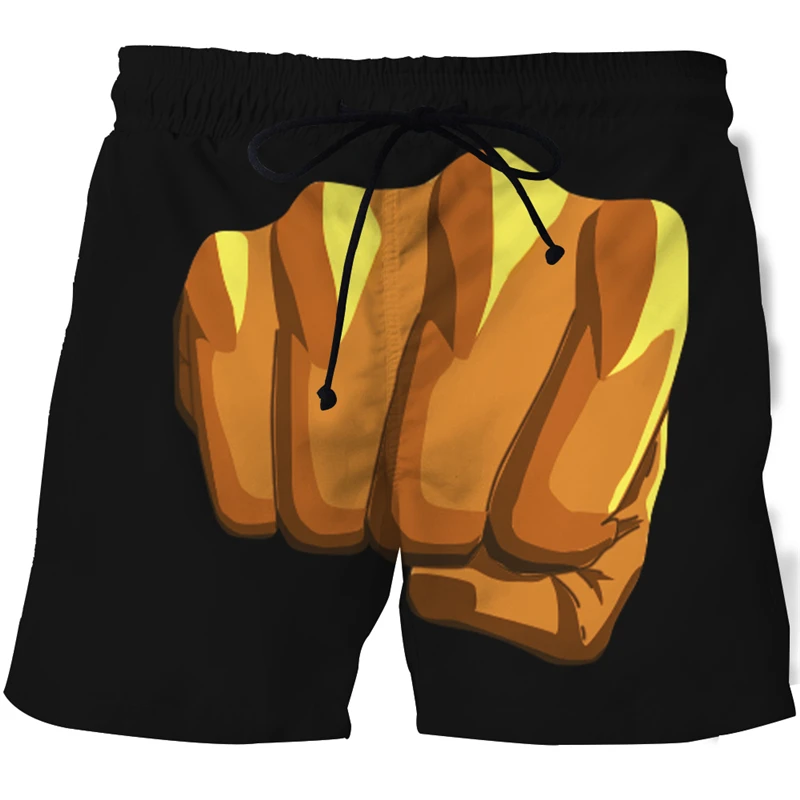 

Summer Men's boxer shorts/trunks Women's Sports Pants Cool Fashion Anime It's OK Printing 3D shorts Beach Shorts fist Men Short