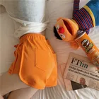 Шорты женские с завышенной талией, пикантные Мини-шорты, повседневная одежда в стиле панк, модная облегающая однотонная одежда, джогсанты, лето 2020