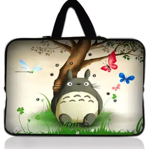 totoro laptop chromebook carry bag case for 10 12 13 14 15 17 17 3 15 6acer xiaomi lenovo chuwi laptop notebook 13 3 cover pouch free global shipping