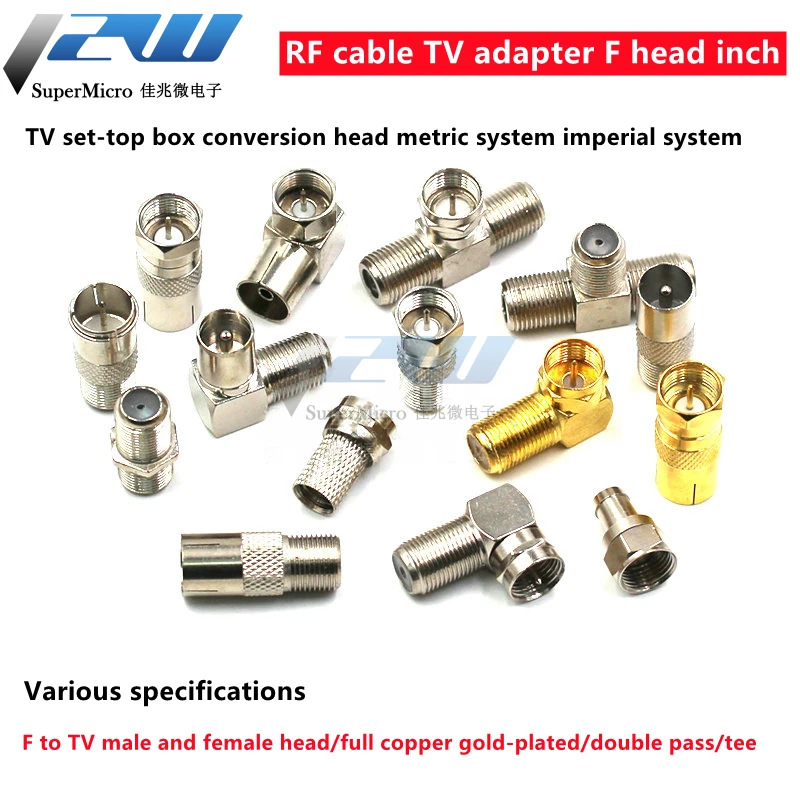 

Cable TV adapter F head Metric inch RF TV adapter TV TV set-top box adapter