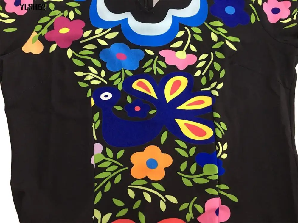 Женские Платья с цветочным принтом базин праздничная африканская одежда Дашики