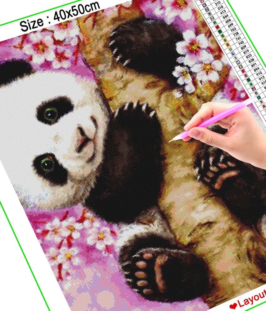 Алмазная живопись HOMFUN картина сделай сам из квадратных/круглых страз животное