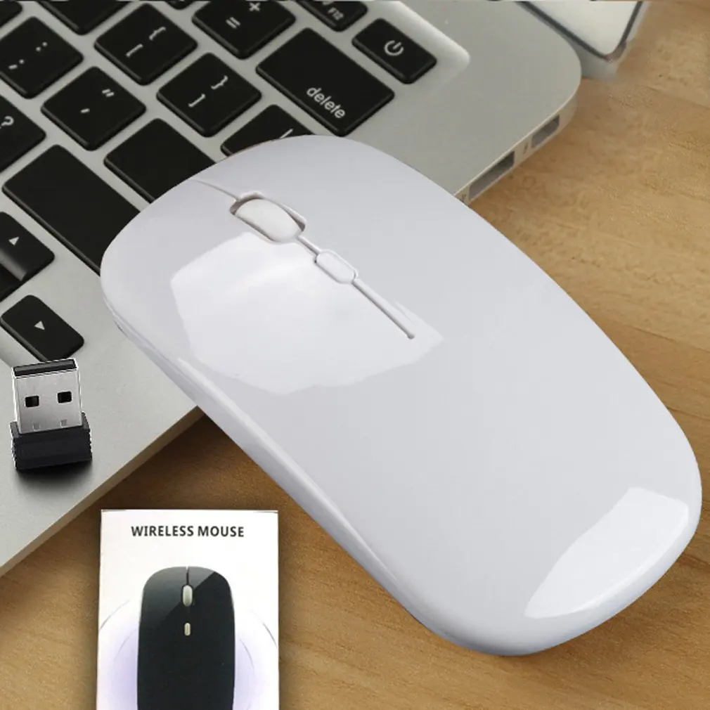 

2.4GHz USB Optical Wireless 5.0 Cordless Mouse Mice Optical Scroll For Pc Laptop Computer + Usb Low Noise Wireless Mouse