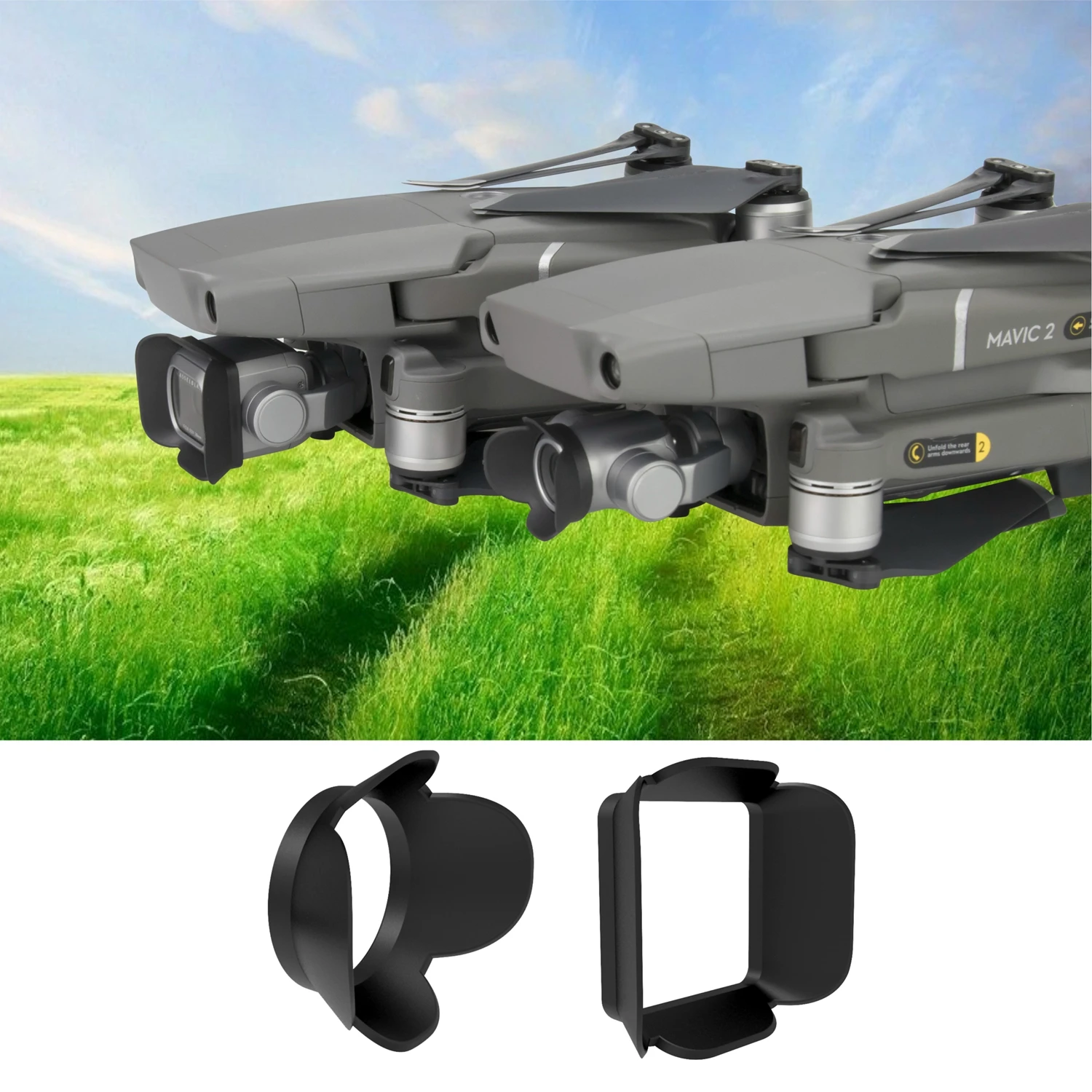 

Солнцезащитный козырек для объектива камеры DJI Mavic 2 Pro Zoom, с антибликовым покрытием