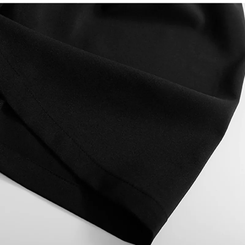 

HStar 2020 Bowtie Flare Sleeve Women Blouses Black female Elegant Zipper Chiffon Shirts Ladies Loose Blousas Tops