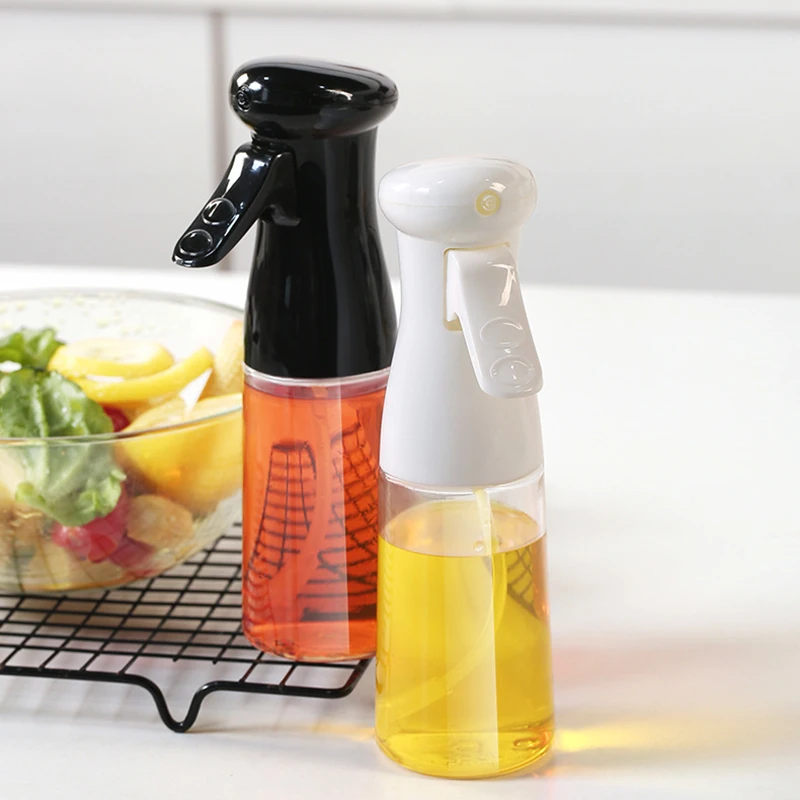 

210ml Oil Spray Bottle Gravy Boats Cooking Baking Vinegar Mist Sprayer Barbecue Spray Bottle for Kitchen Cooking BBQ Grilling