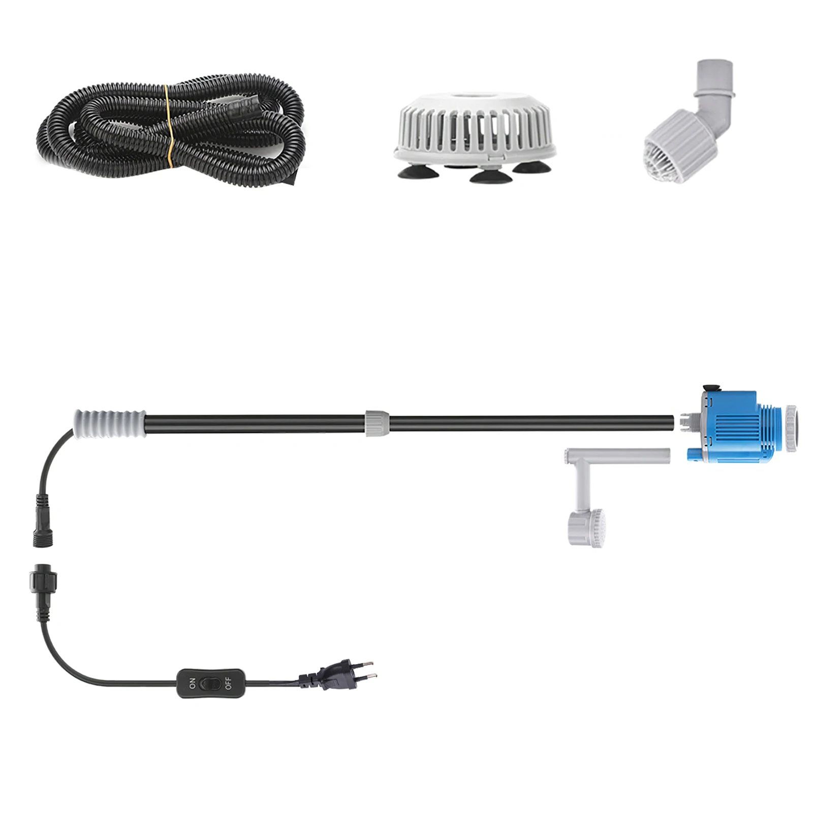 

Многофункциональный аквариумный очиститель гравия с удобным захватом, легко держать в руке, Электрический автоматический съемный вакуумн...