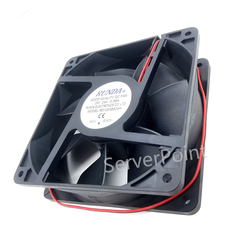 Новинка для рунда RD12038S24H DC 24V 0.36A 120x120x38 мм 2 провод Сервер площади