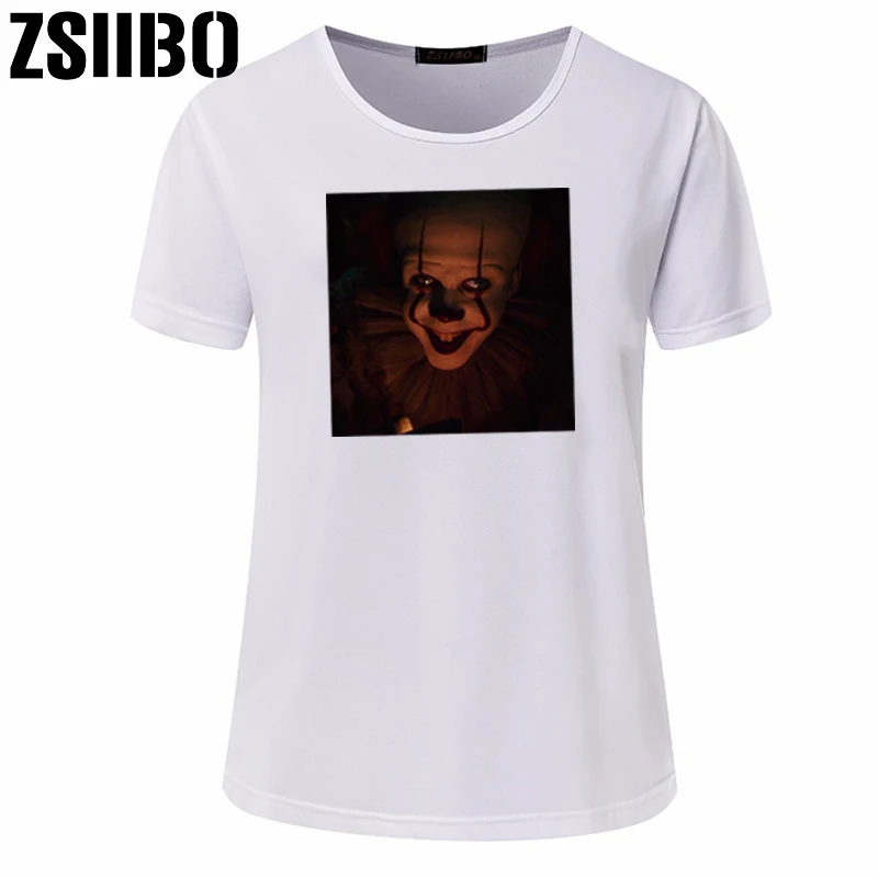 Женская футболка Готическая американская фильм IT Clown Return Soul Series с принтом