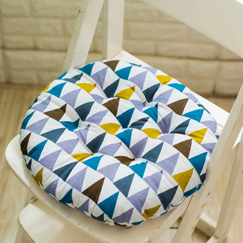 40 см круглые диванные стулья в стиле бохо напольная Подушка листья