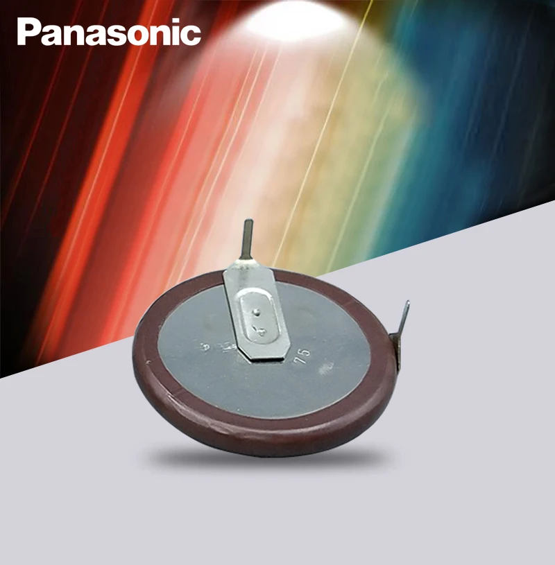 Литиевая Аккумуляторная батарейка Panasonic VL2020 3 в 20 мАч 90 градусов|Часовые
