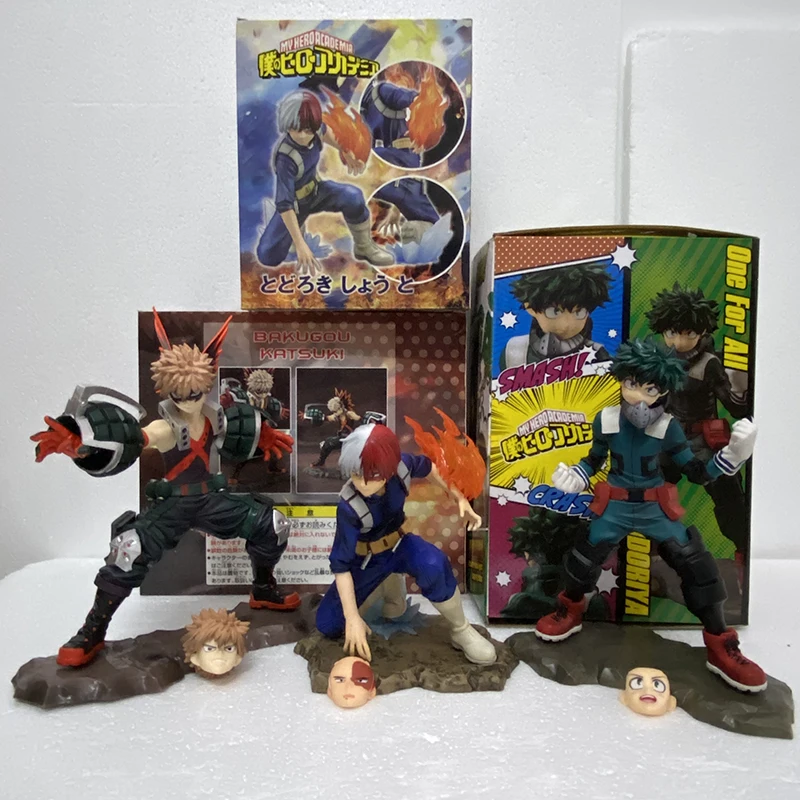 Мой герой Академии Bakugou Katsuki рисунок 1/8 Масштаб Окрашенные Izuku Midoriya фигурку шото