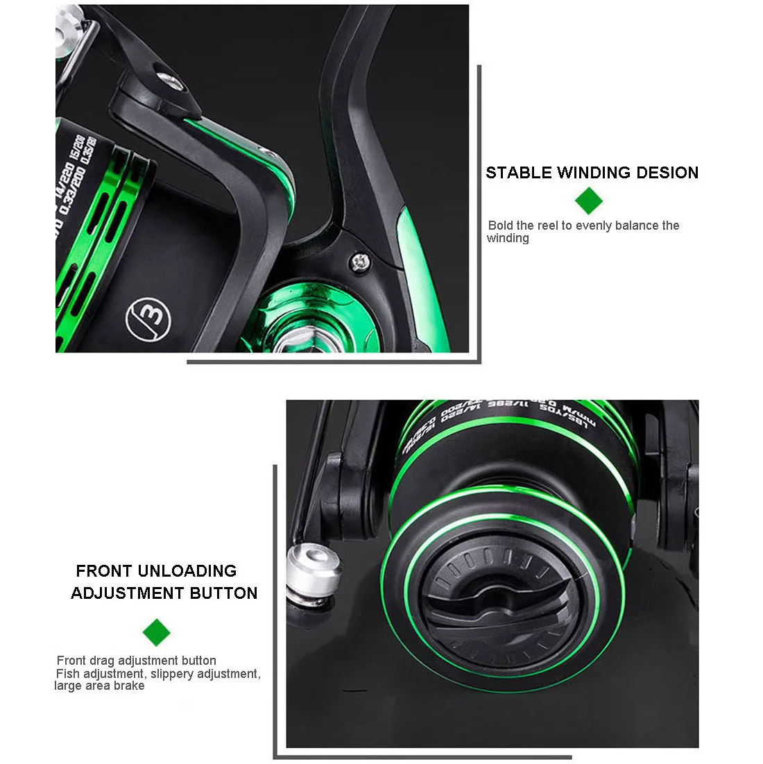 Катушка для спиннинга Bass катушка карпа 5 2: 1 металлическая 1000 - 7000 | Спорт и