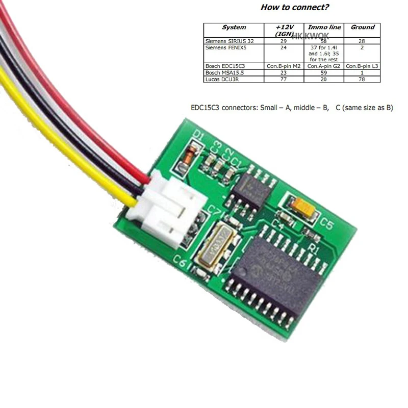 Новый эмулятор Renault иммобилизатор Immo модуля EDC15C3 DCU3R MSA15 siуспеш32 Fenix5 Бесплатная