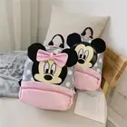 Детский рюкзак Disney для малышей в детском саду, школьная сумка с Микки Маусом и мультяшными животными, Минни Маус