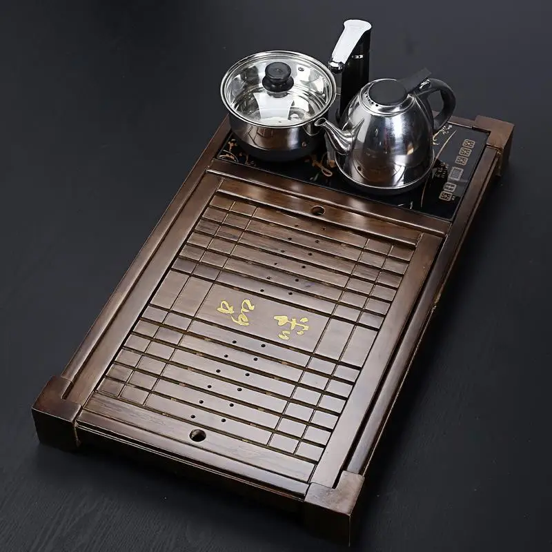 

Te Chino High Serviertablett Teaware Dienbladen Puer Set Bandeja Vassoio Da Portata Gongfu Holder Serving Chinese Tea Tray