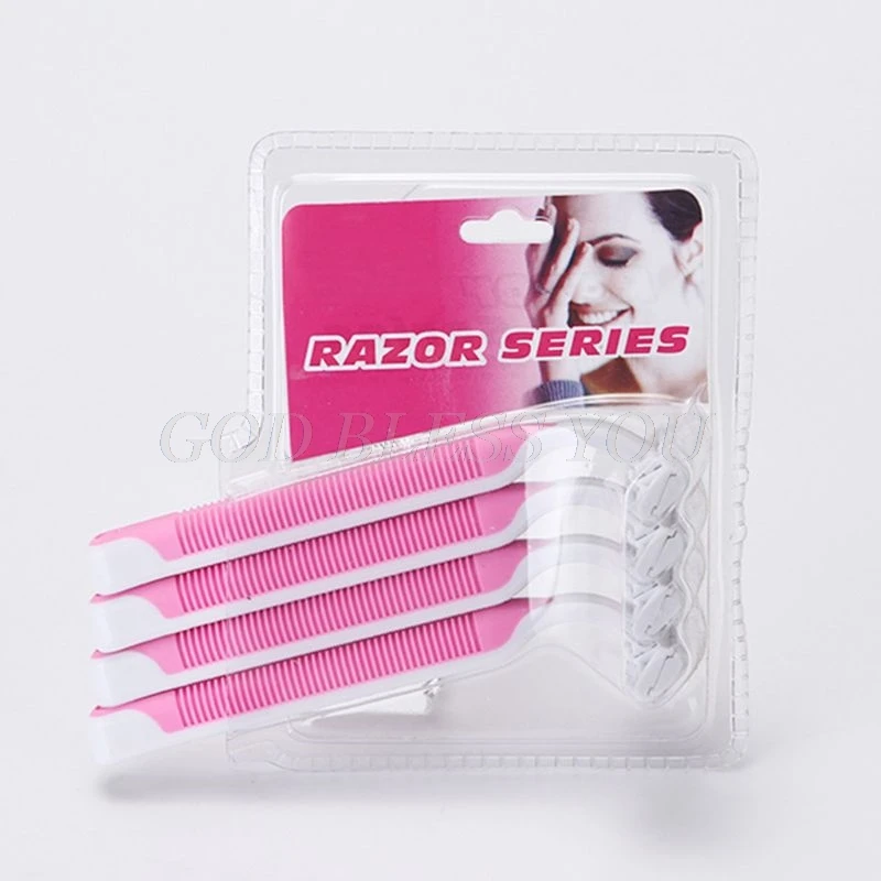 

Women Disposable 6-Layers Blade Shaving Razors Manual Hair Removal Tools Set With 4 Replacement Heads With Portable Storage Case
