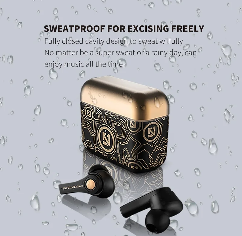 

TWS Wireless Earphone Bluetooth 5.0 Stereo Sound With Microphone Waterproof Mini Handsfree Headsets Wireless Headphone For Phone