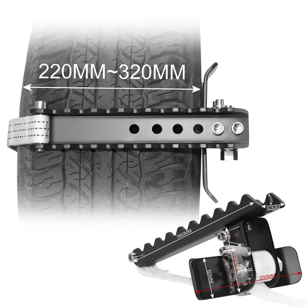 Large (Set-of-2) Противоскользящий инструмент для шин ezunstup-RWD/AWD/4x4 SUV, Trucks, Ultimate получить отклеиваемое решение для песка, снега, льда, лучше, чем тяги - Цвет: Large (Set-of-2)