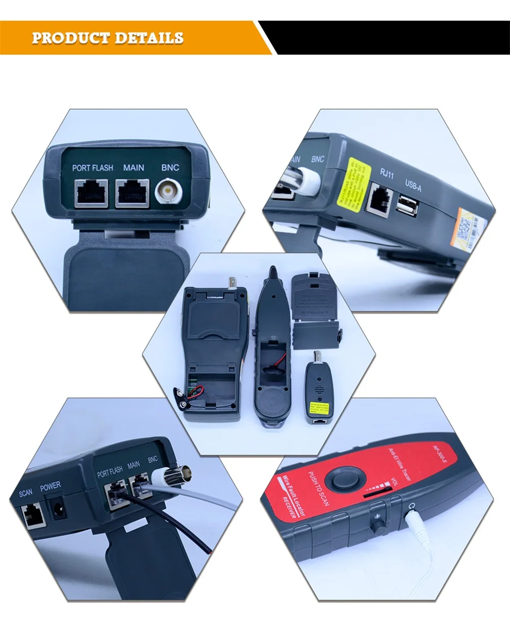 NOFAYA NF-300 Lan тестер RJ45 ЖК-кабель тестер сетевой управляющий провод трекер без шума анти-помех NF_300