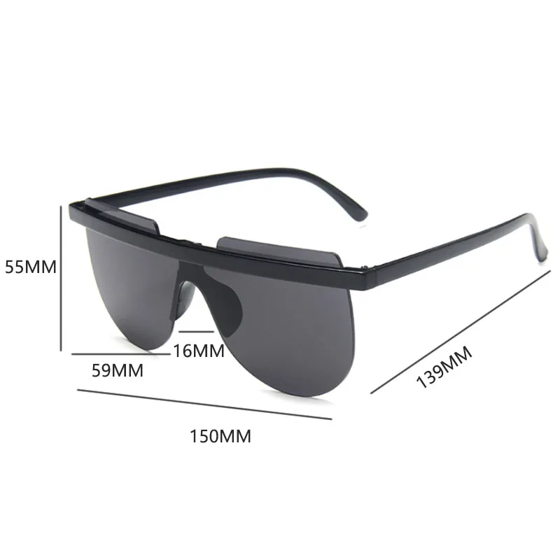 Солнцезащитные очки без оправы для мужчин и женщин шикарные брендовые модные