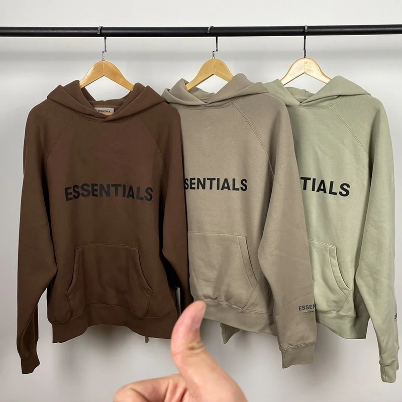 

2020 SAGE MOSS Brown New Hoodies Sweatshirts essentials kanye west jerry lorenzo loose ovesized Hoodies cotton