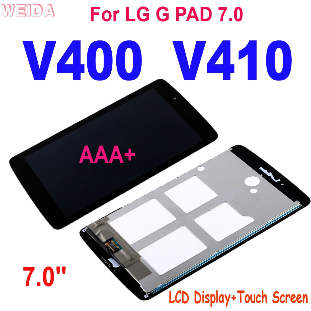 

7.0'' AAA+ LCD For LG G PAD 7.0 V400 V410 LCD Display Touch Screen Digitizer Assembly for LG V400 LCD Screen No Dead Pixel Tools